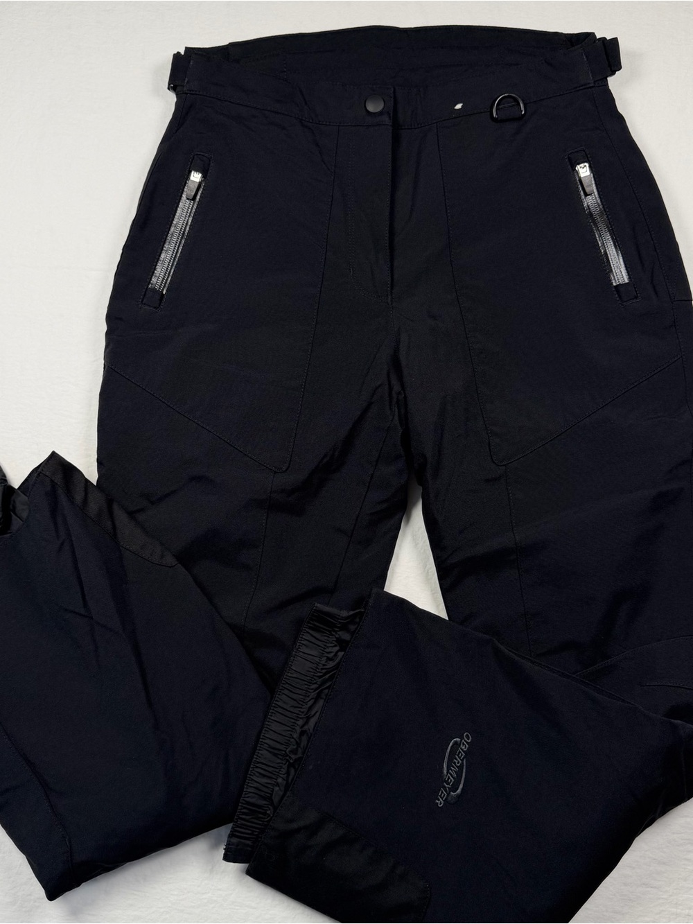 Obermeyer Ski Snow Pants Womens 6 Short Black Nylon Waterproof Style 65136